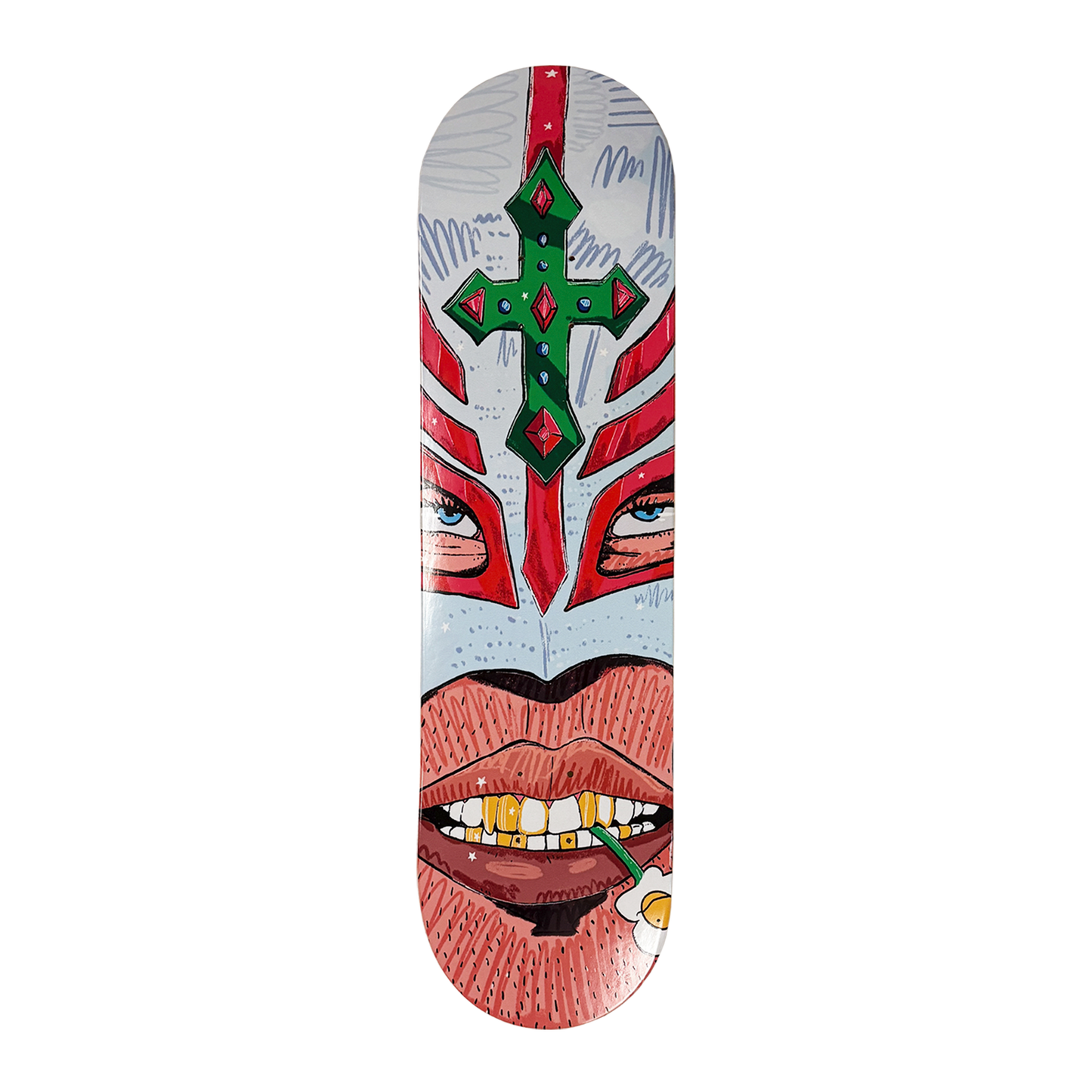 Rey Maneee Skate Deck (White)