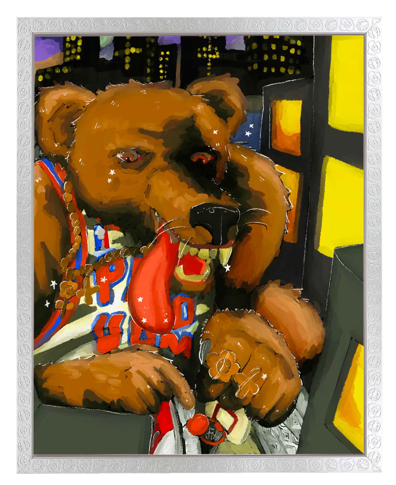City Bear Poster