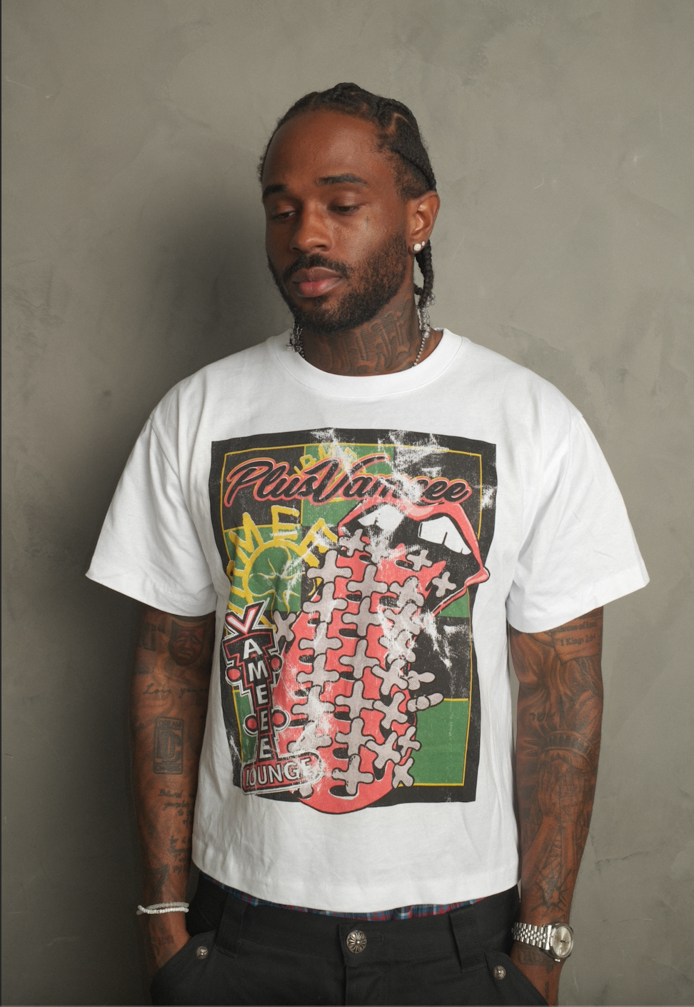 Rolling Plus Tee (White)