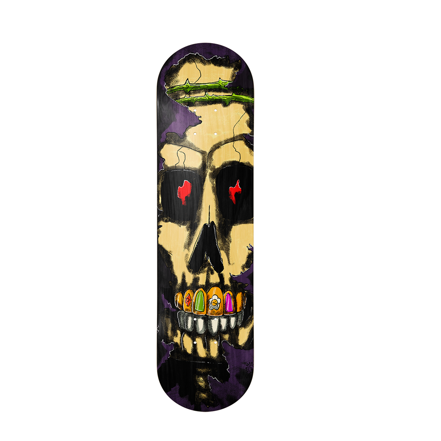 SKULLMANEEE SKATE DECK