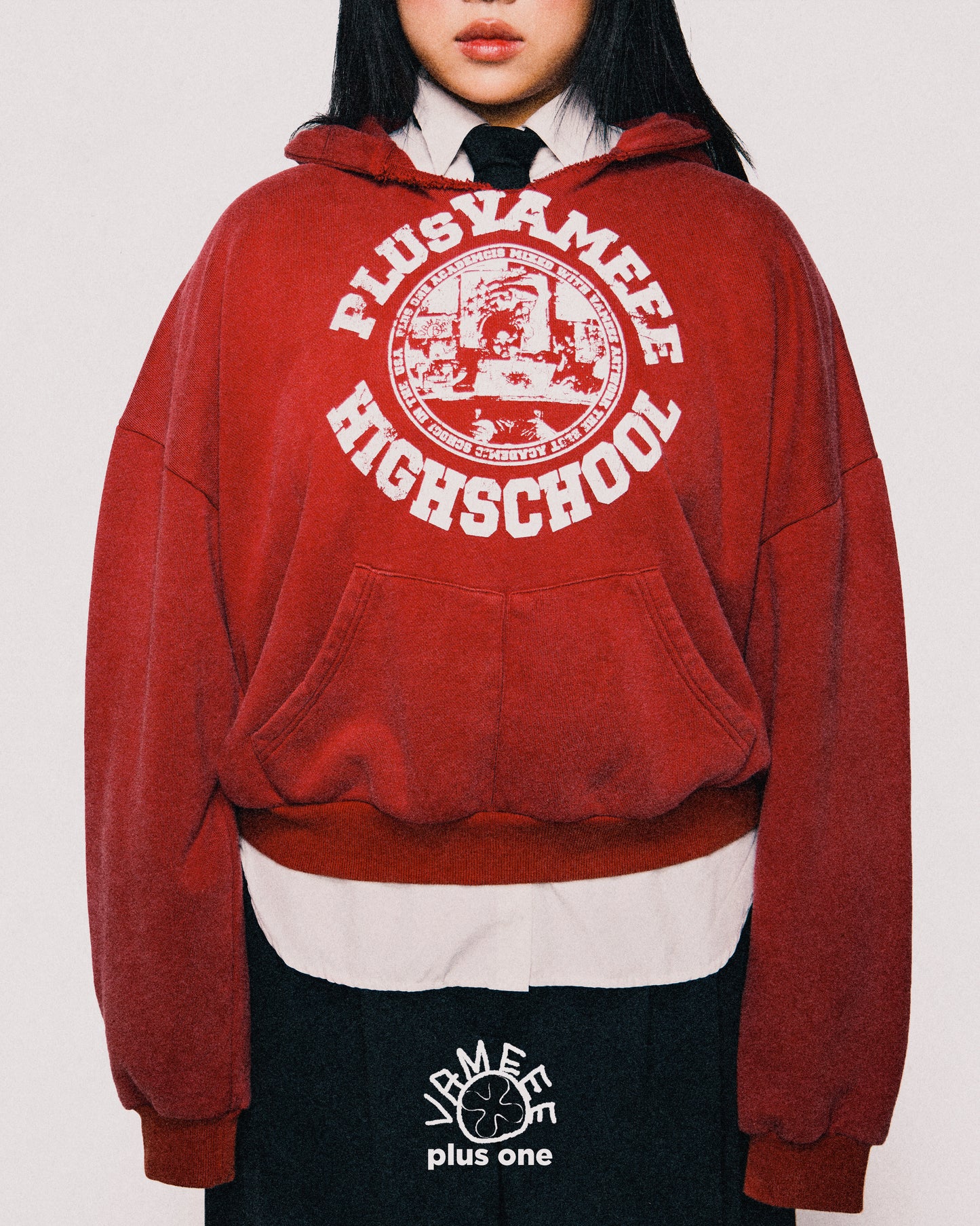 Crimson School Spirit  Hoodie