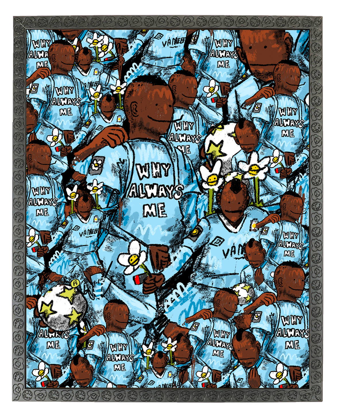 Why always me Collage Poster