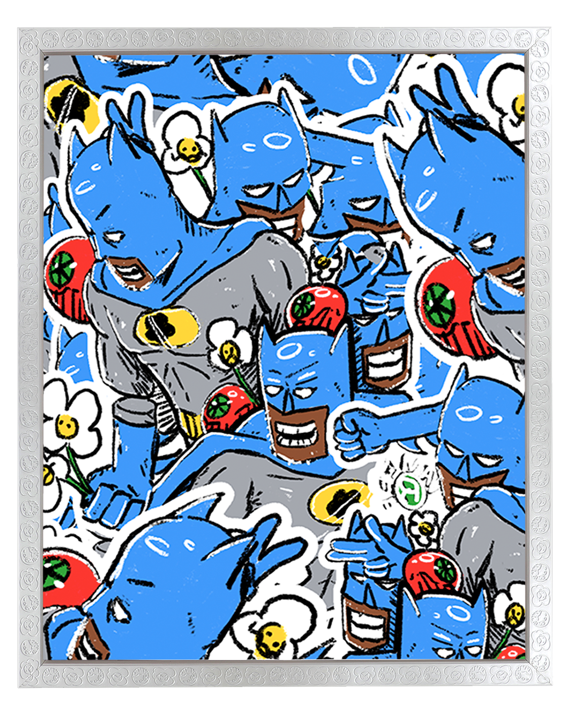 Batmaneee Collage Poster