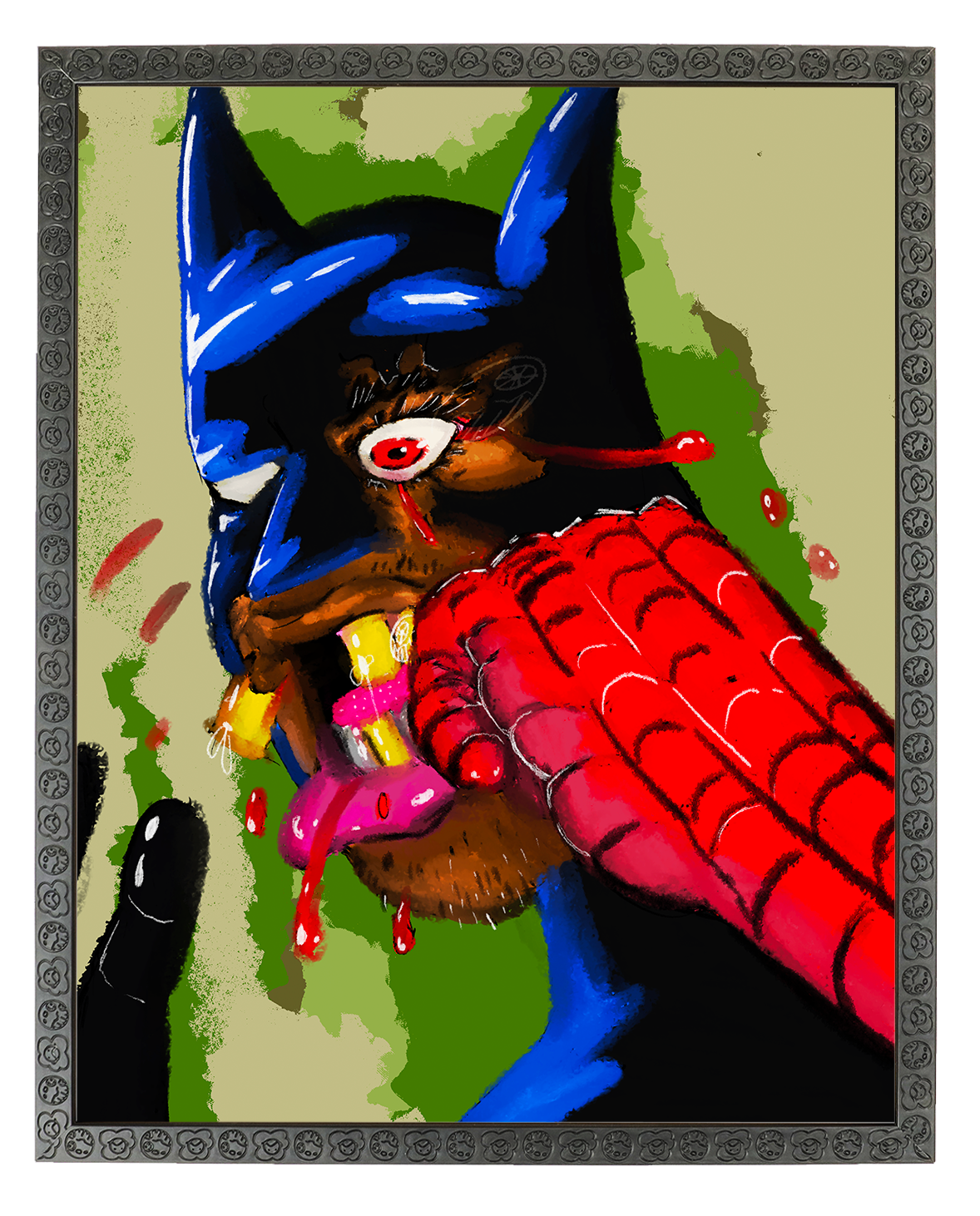 Spidermaneee vs Batmaneee Poster