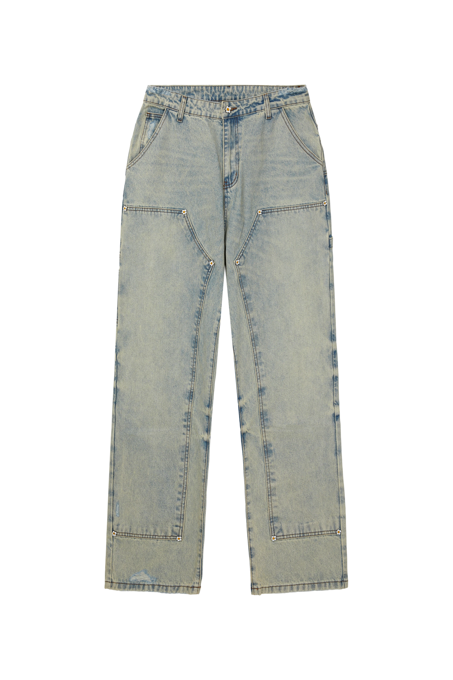 Blue Wash Carpenter Pants