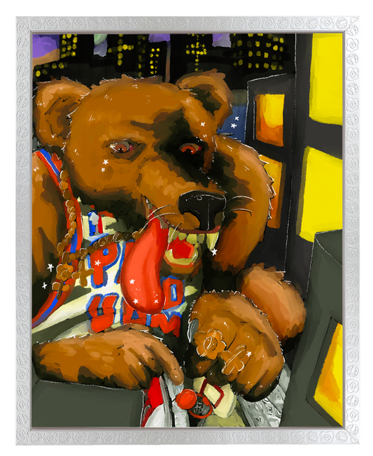 City Bear Poster