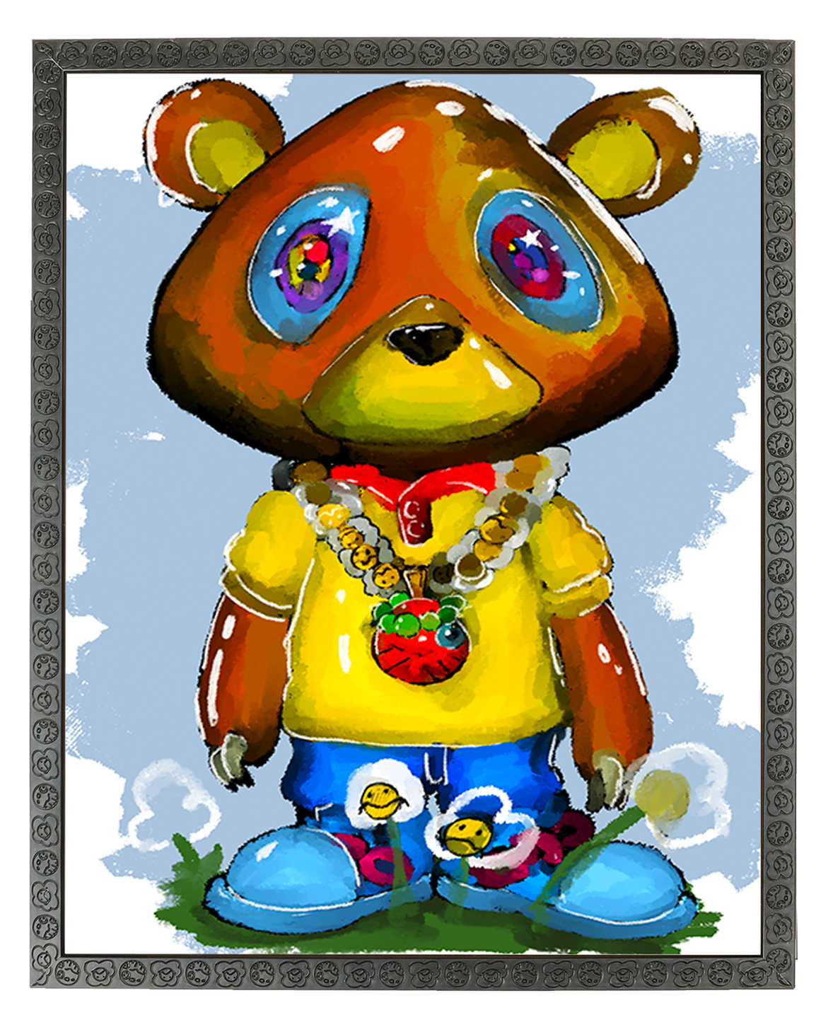 Jumbo Ye Bear Print