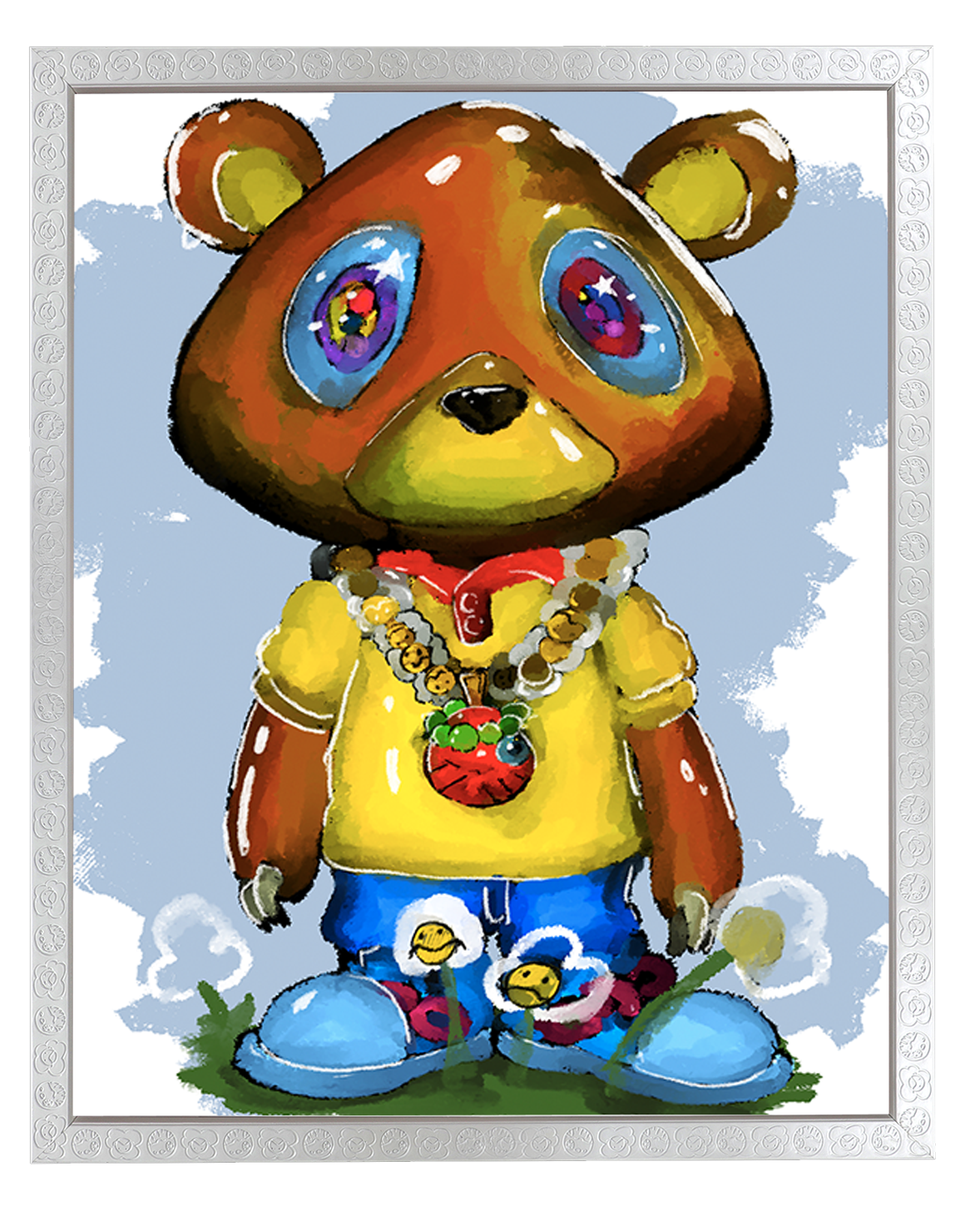 Jumbo Ye Bear Print