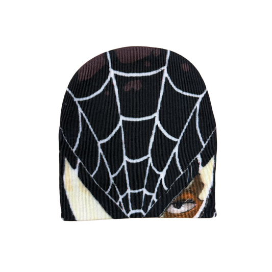 Black Spidermaneee Beanieee