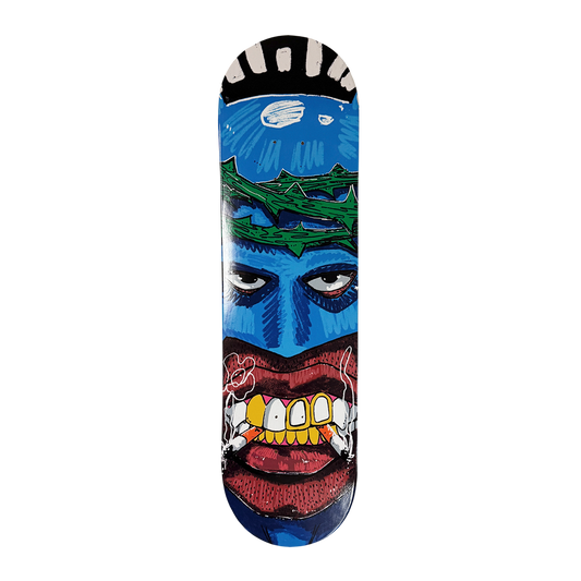 Blue Batmaneee Skate Deck