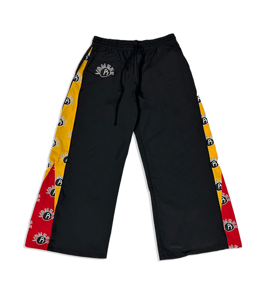 Zip Track Nylon Sweatpants