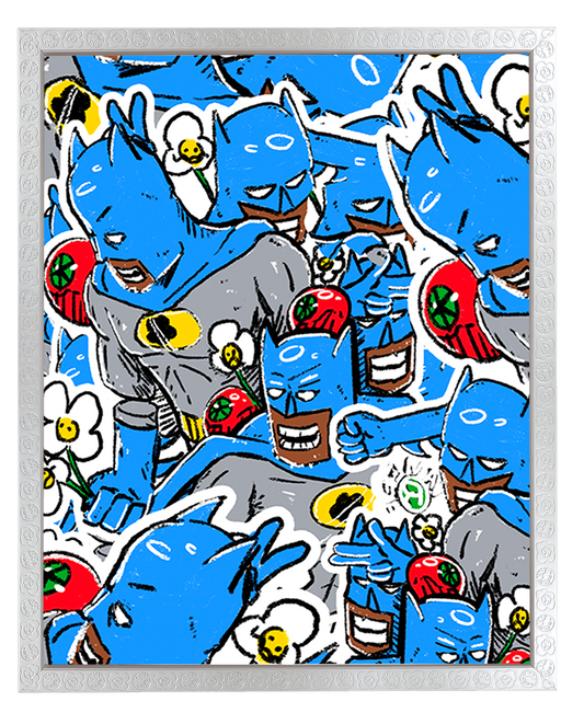 Jumbo Batmaneee Collage Poster