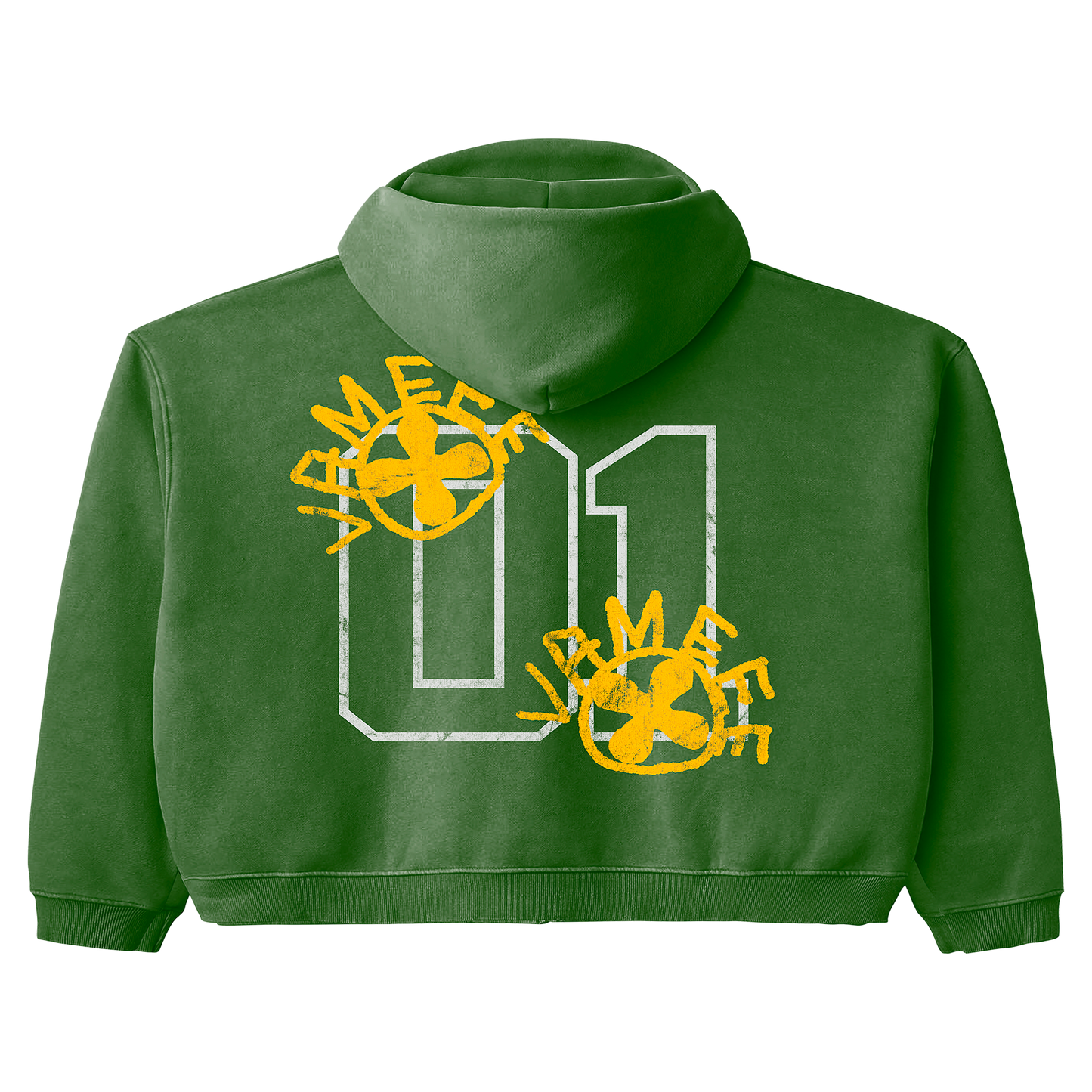 Green Reversible Hoodie