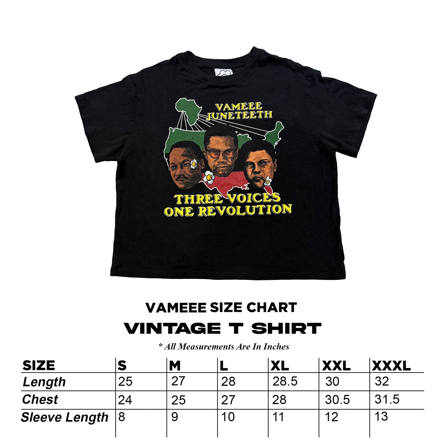 Juneteenth Vintage Tee (Black)