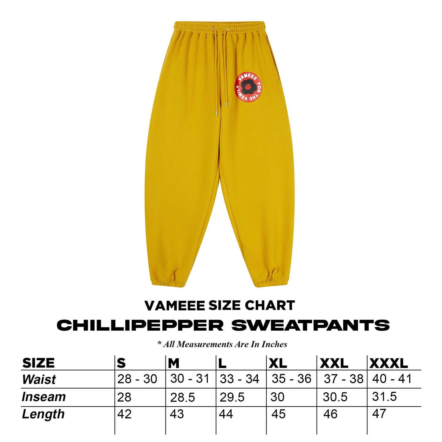 Vameee Chili Pepper Sweats (Yellow)