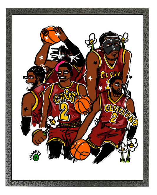 Kyrie Maneee Collage Poster