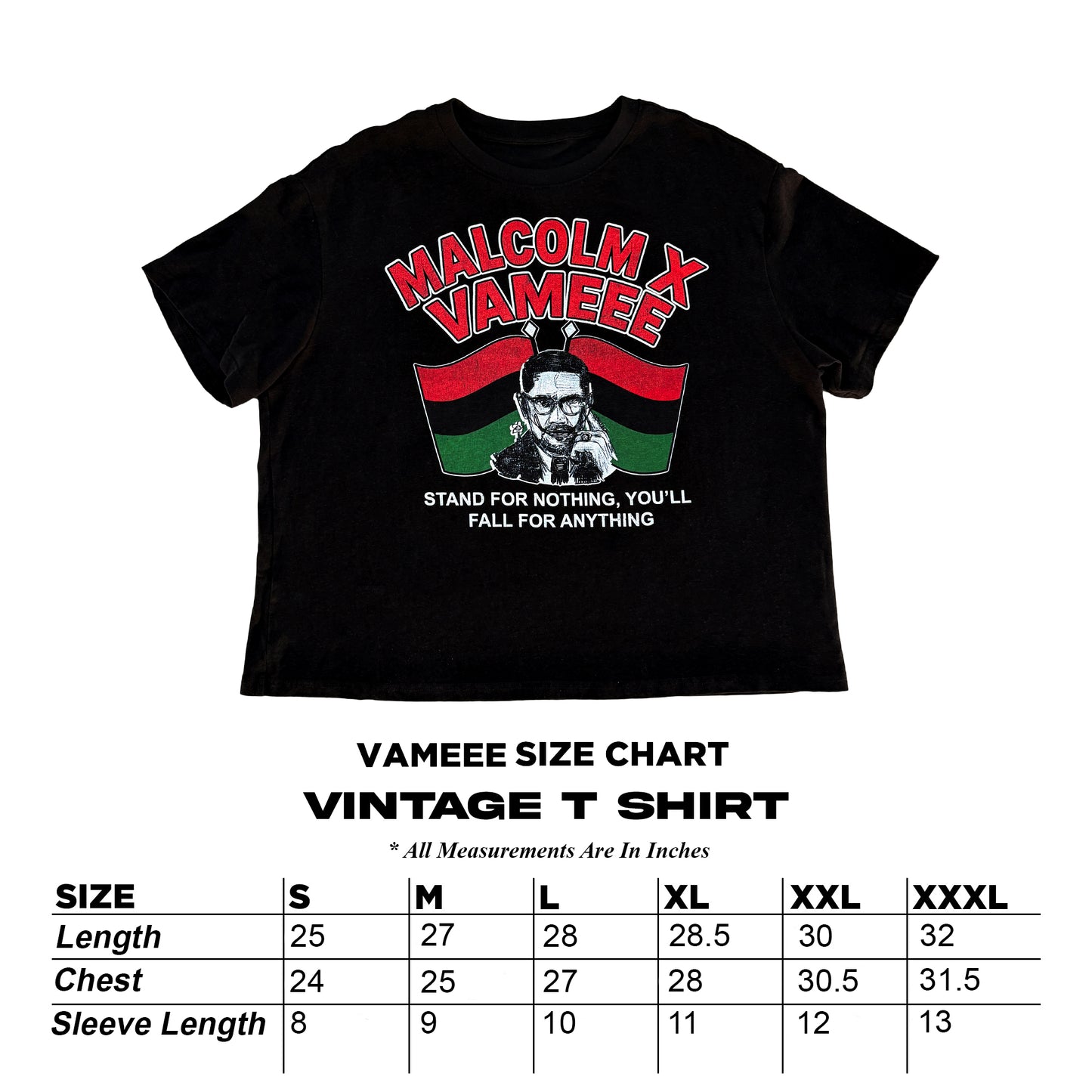 Malcolm Maneee Vintage Tee (Black)