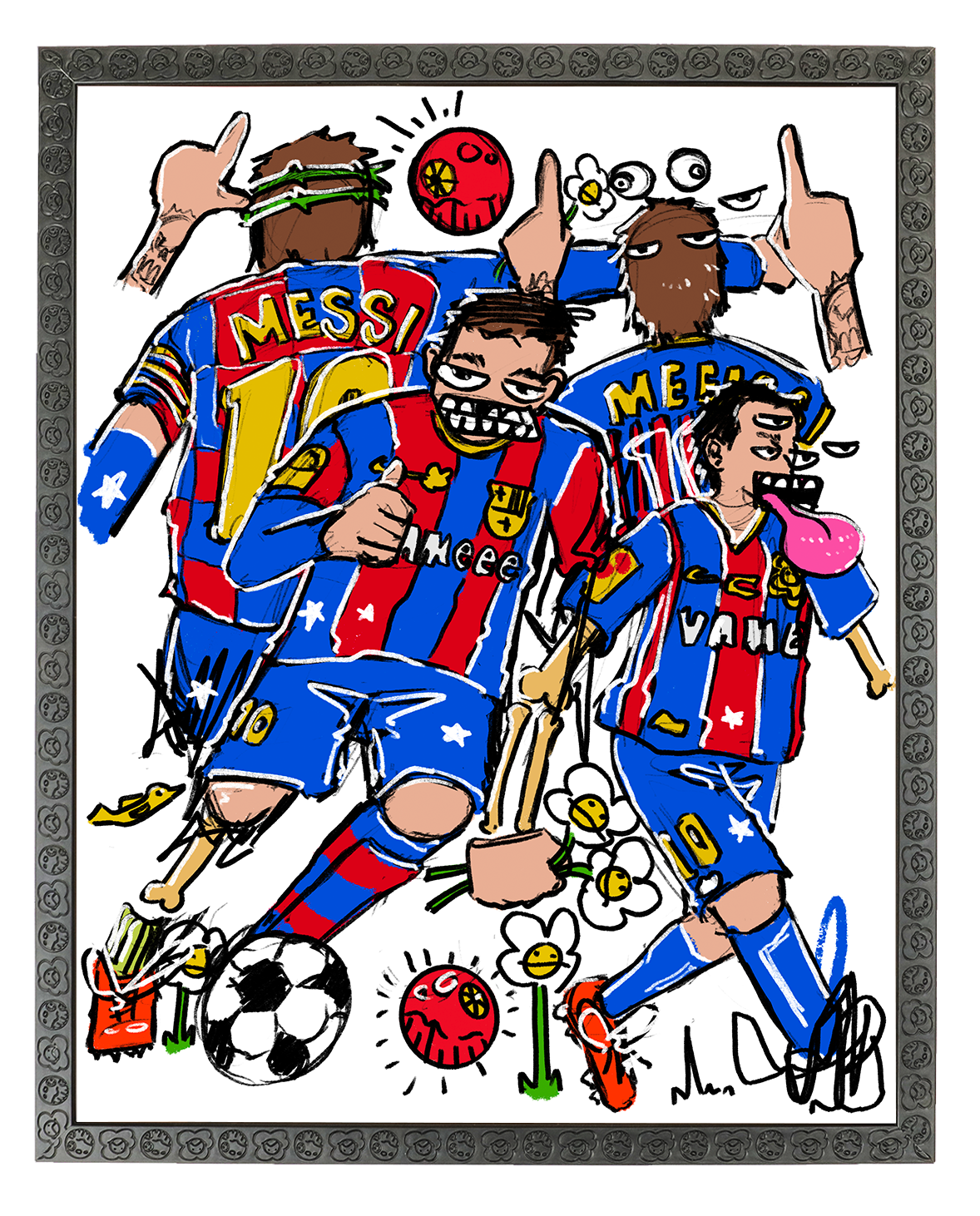 Messi Mane Poster