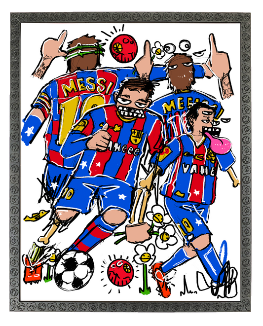 Messi Mane Poster