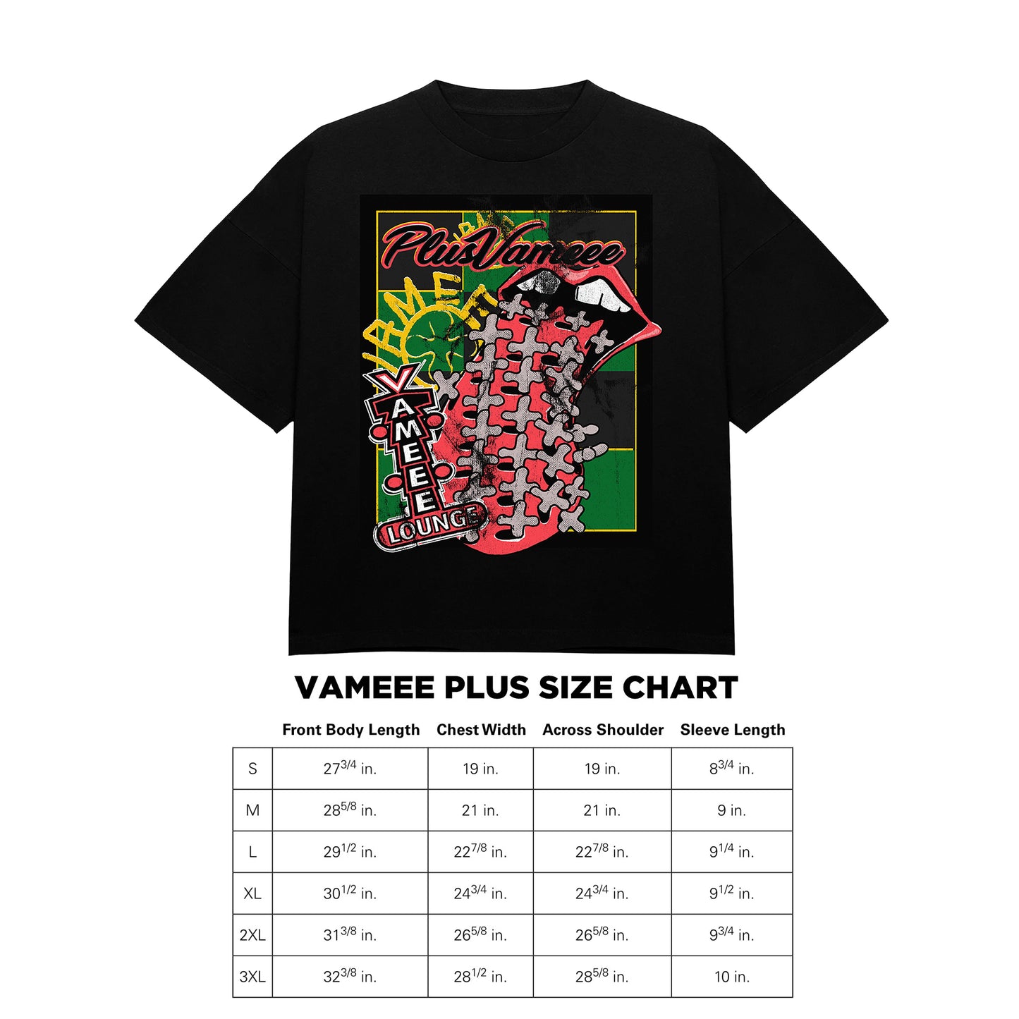 Rolling Plus Tee (Black)