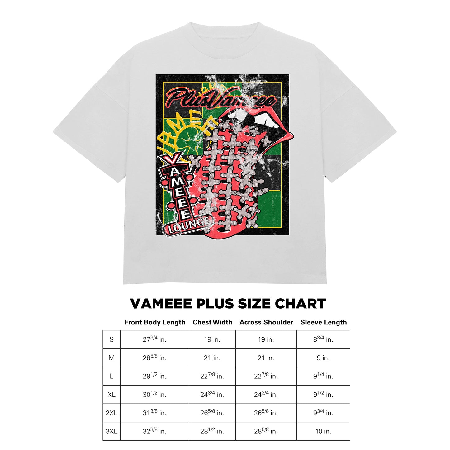 Rolling Plus Tee (White)