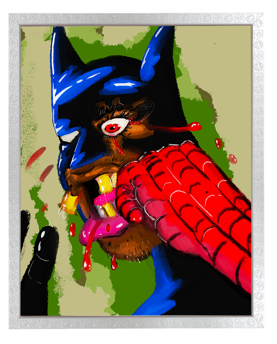 Spidermaneee vs Batmaneee Poster
