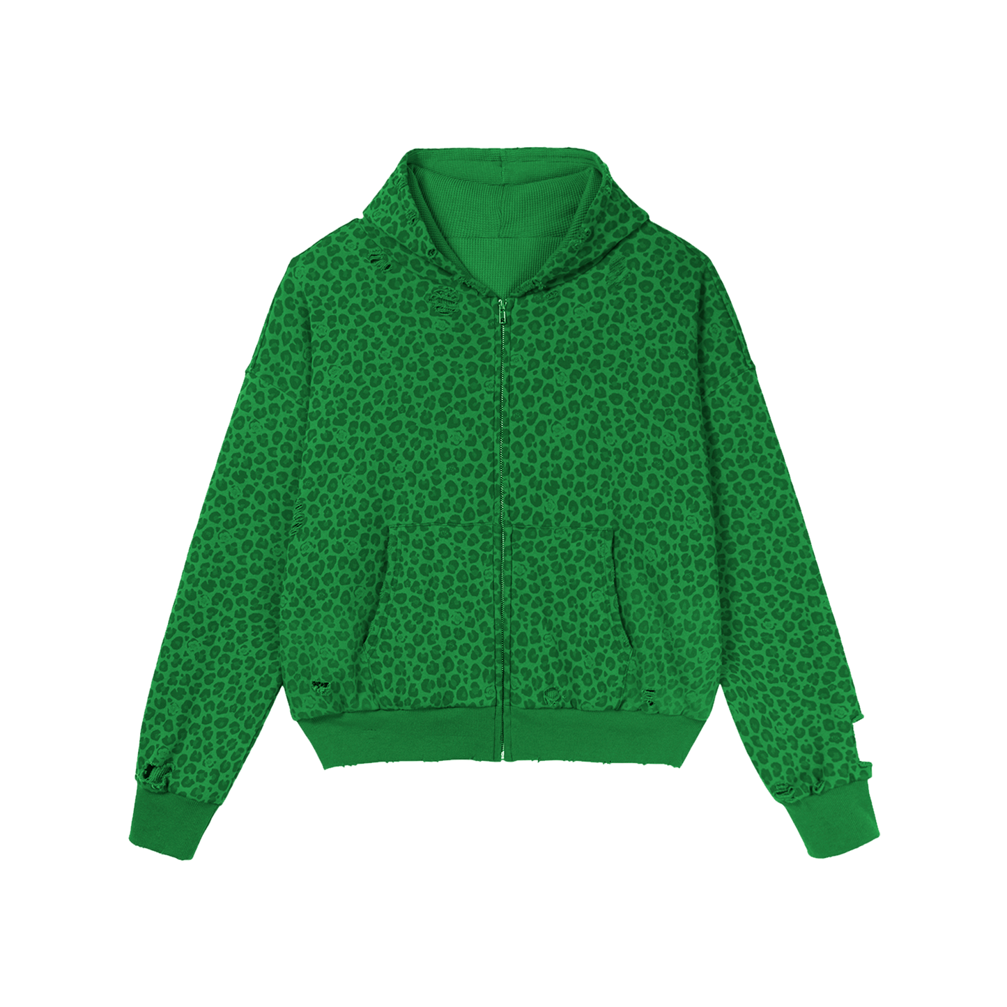 Green Leopard Hoodie